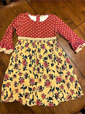 Matilda Jane Kids Floral Polka Dot Dress